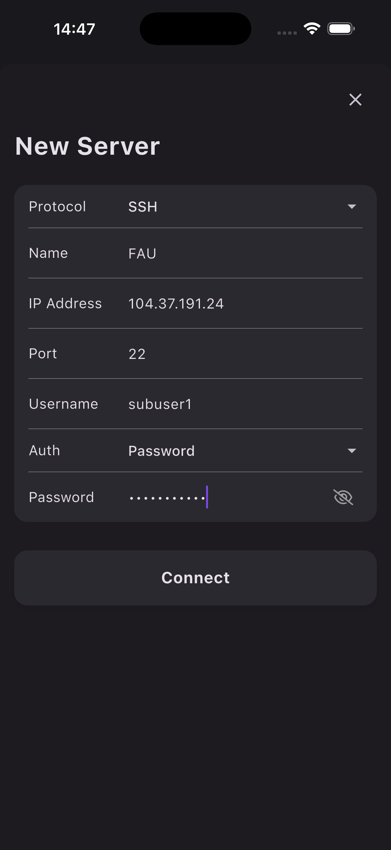 Termux Main Interface